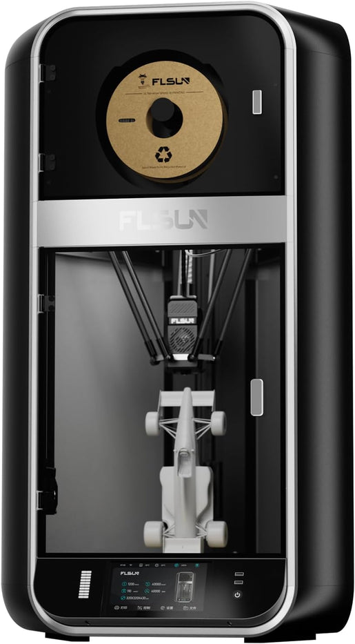 FLSUN S1 Pro 3D Printer Moving Speed Fastest 1200mm/s,40000+ mm/s² FDM Delta 3D Printer