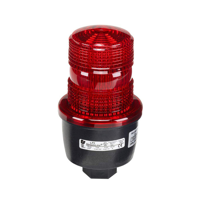 Federal Signal Low Profile Warning Light, Strobe - 1/2-Inch NPT Pipe 120VAC