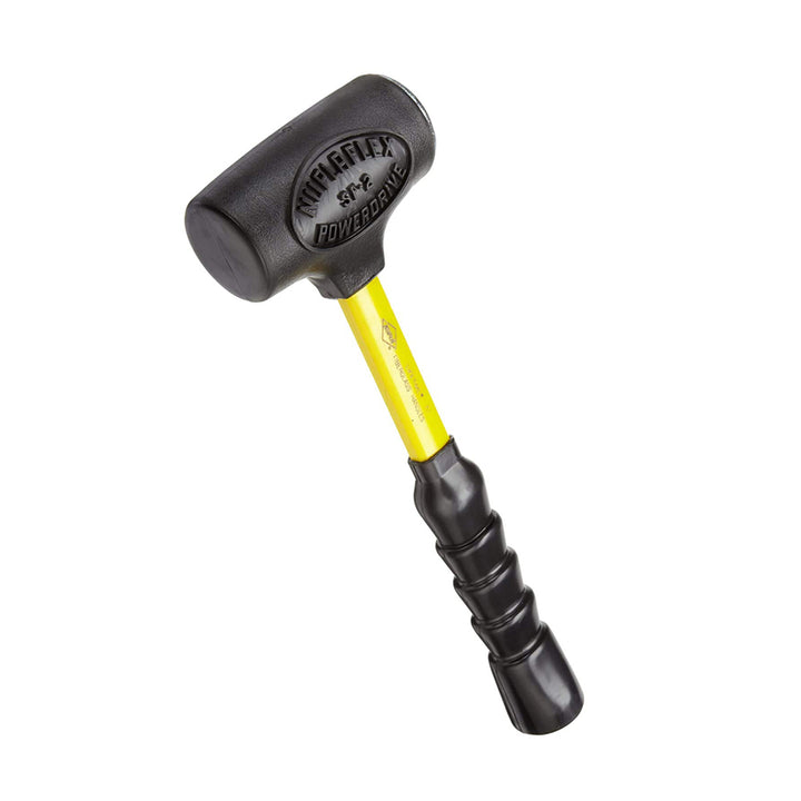 Nupla 10027 SFS-2SG Standard Power Drive Dead Blow Hammer, 1 Steel Face, Sg Grip, 13.75" Long Handle