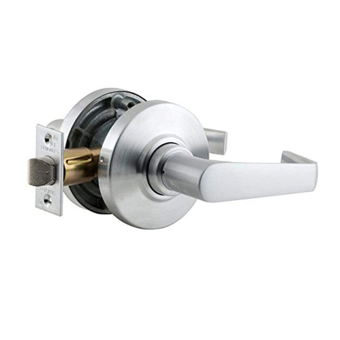 Schlage Commercial AL10SAT626 AL Series Grade 2 Cylindrical Lock, Passage Function, Saturn Lever Design, Satin Chrome Finish