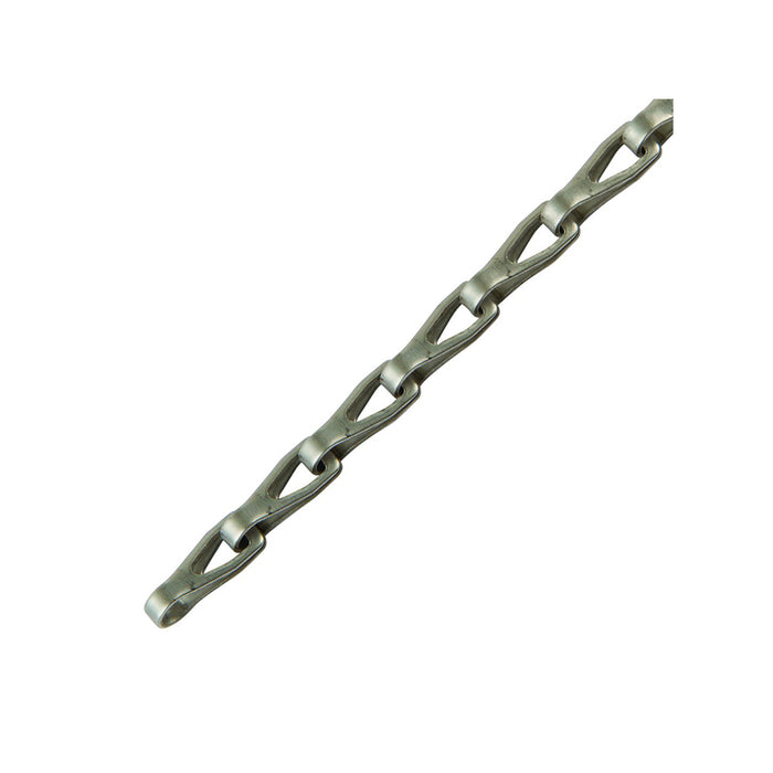 Perfection Chain Products 55145 #25 Stamp Sash Chain, Stainless Steel Clean, 20 FT Carton