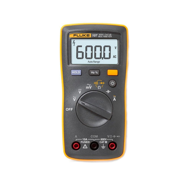 Fluke 107 AC/DC Current Handheld Digital Multimeter by Fluke, Gray